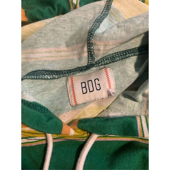 BDG Urban Outfitters UO Joshua Hooded Long Sleeve Tee Top Oversized - Picture 6 of 8